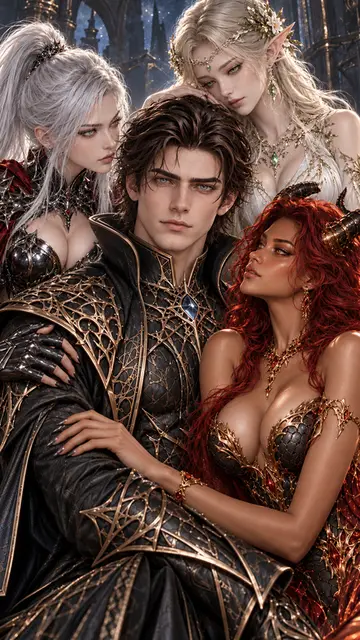 The Hidden Archmage and His Three Queens